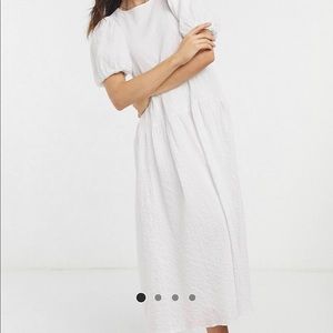 ASOS Design textured midi dress